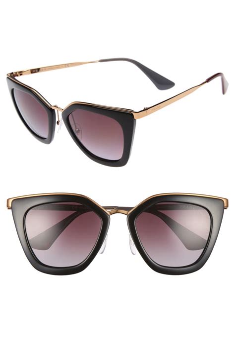 prada cateye glasses|Prada 52mm cat eye sunglasses.